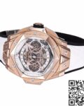 BBF Factory Fake Hublot Big Bang Sang Bleu II 418.OX.2001.RX.MXM20 18K King Gold