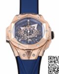 BBF Factory Replica Hublot Big Bang Sang Bleu II 418.OX.5108.RX.MXM20 18K King Gold Blue Dial