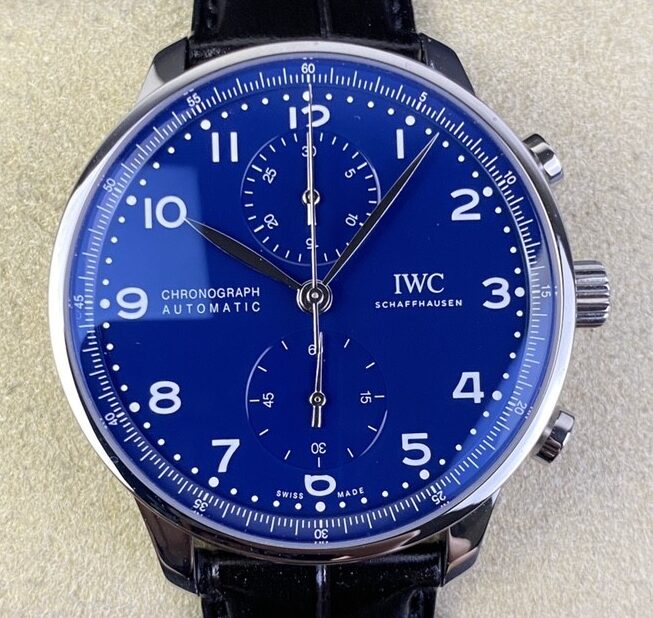 ZF Factory Replica IWC Portugieser IW371491 Blue Panda Plate