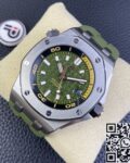 IP Factory Replica AP Royal Oak Offshore 15720ST.OO.A052CA.01 Army Green Dial