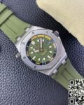 IP Factory Replica AP Royal Oak Offshore 15720ST.OO.A052CA.01 Army Green Dial