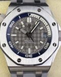 IP Factory Fake Audemars Piguet Royal Oak Offshore 15720ST.OO.A009CA.01 Grey Dial