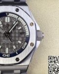 IP Factory Fake Audemars Piguet Royal Oak Offshore 15720ST.OO.A009CA.01 Grey Dial