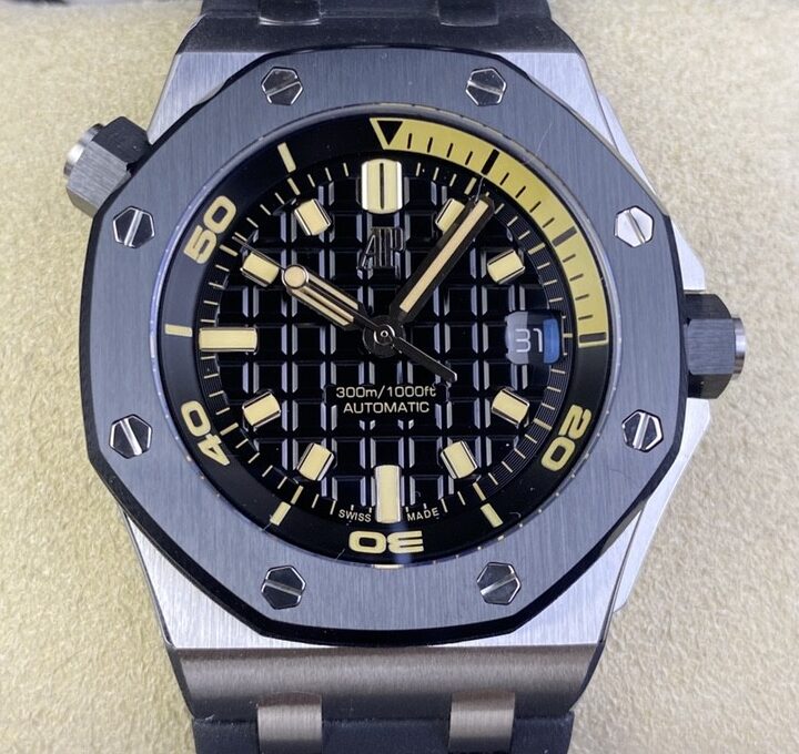 IP Factory Fake AP Royal Oak Offshore 15720CN.OO.A002CA.01 Black Dial