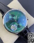 AZ Factory Fake IWC Portugieser IW371615 Green Panda Plate Watches