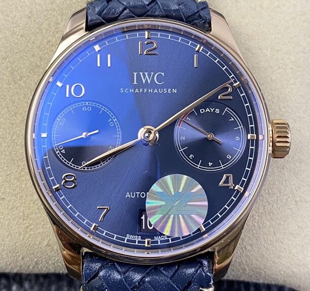 YL Factory Replica IWC Portugieser IW500713 Blue Panda Plate