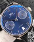 ZF Factory Fake IWC Portugieser IW500710 Blue Panda Plate Watches