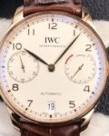 ZF Factory Fake IWC Portugieser IW500701 Brown Srap