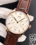 ZF Factory Fake IWC Portugieser IW500701 Brown Srap