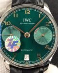 ZF Factory Fake IWC Portugieser IW500710 Blue Panda Plate