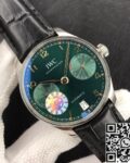 ZF Factory Fake IWC Portugieser IW500710 Blue Panda Plate