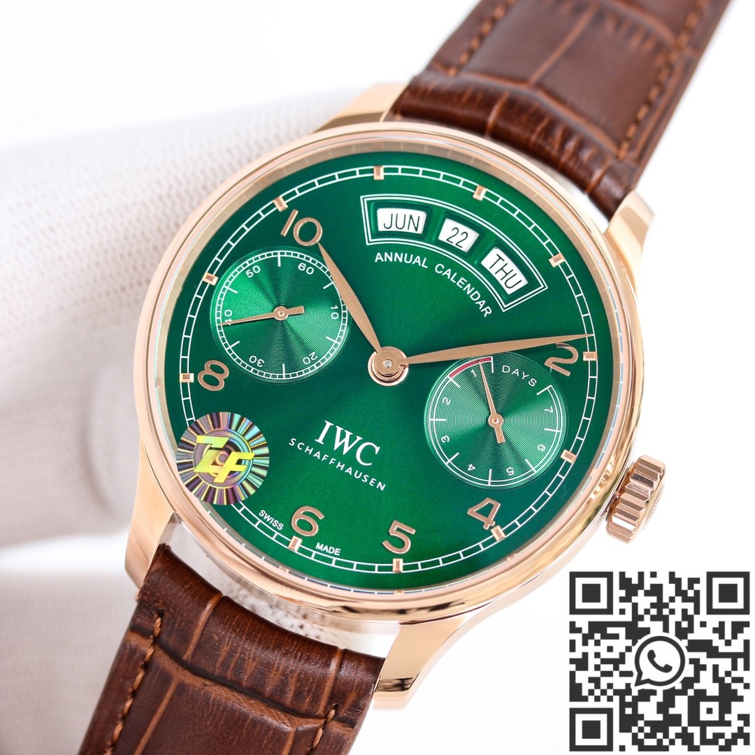 ZF Factory Replica IWC Portugieser IW503501 Green Dial