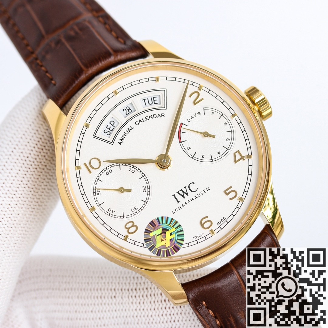 ZF Factory Fake IWC Portugieser IW503504 Gold Watch