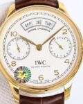 ZF Factory Fake IWC Portugieser IW503504 Gold Watch