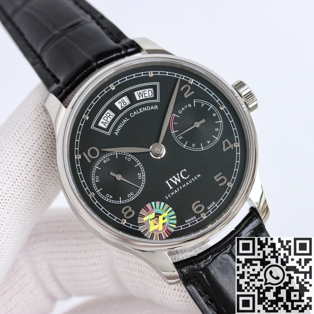 ZF Factory Fake IWC Portugieser IW503501 Black Dial