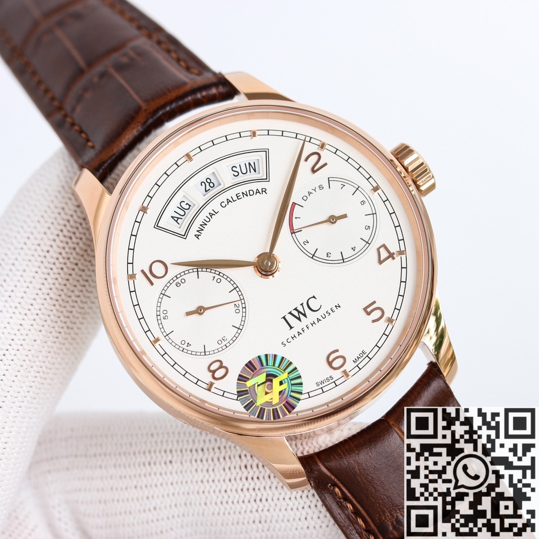 ZF Factory Fake IWC Portugieser IW503504 Rose Gold Watch