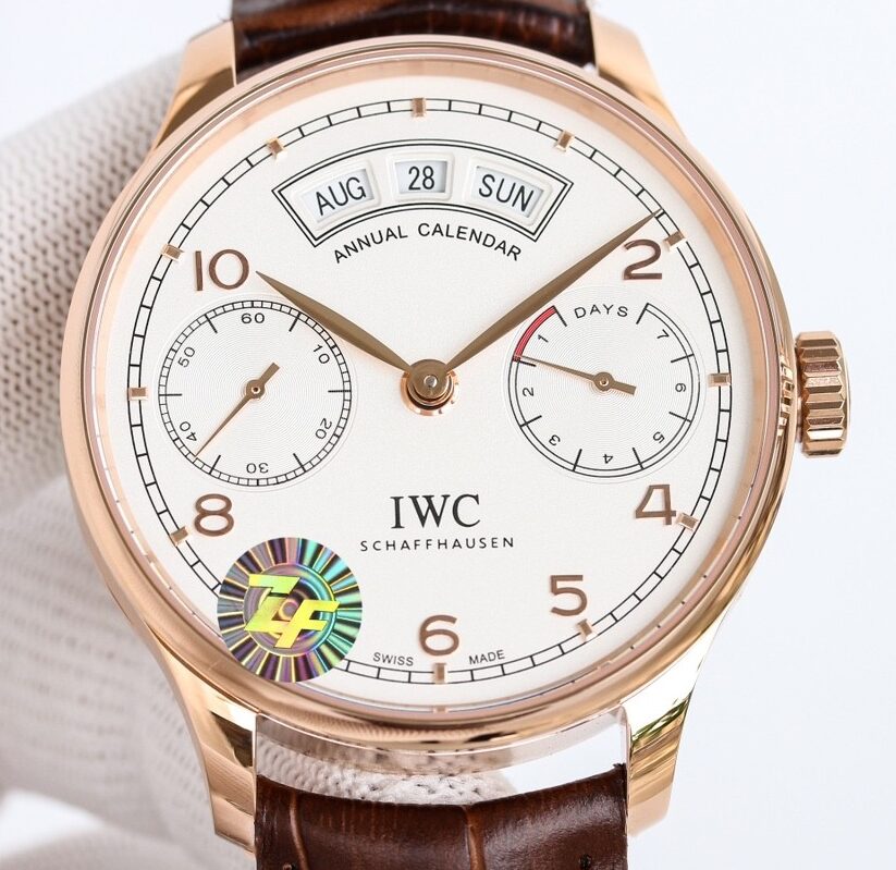 ZF Factory Fake IWC Portugieser IW503504 Rose Gold Watch