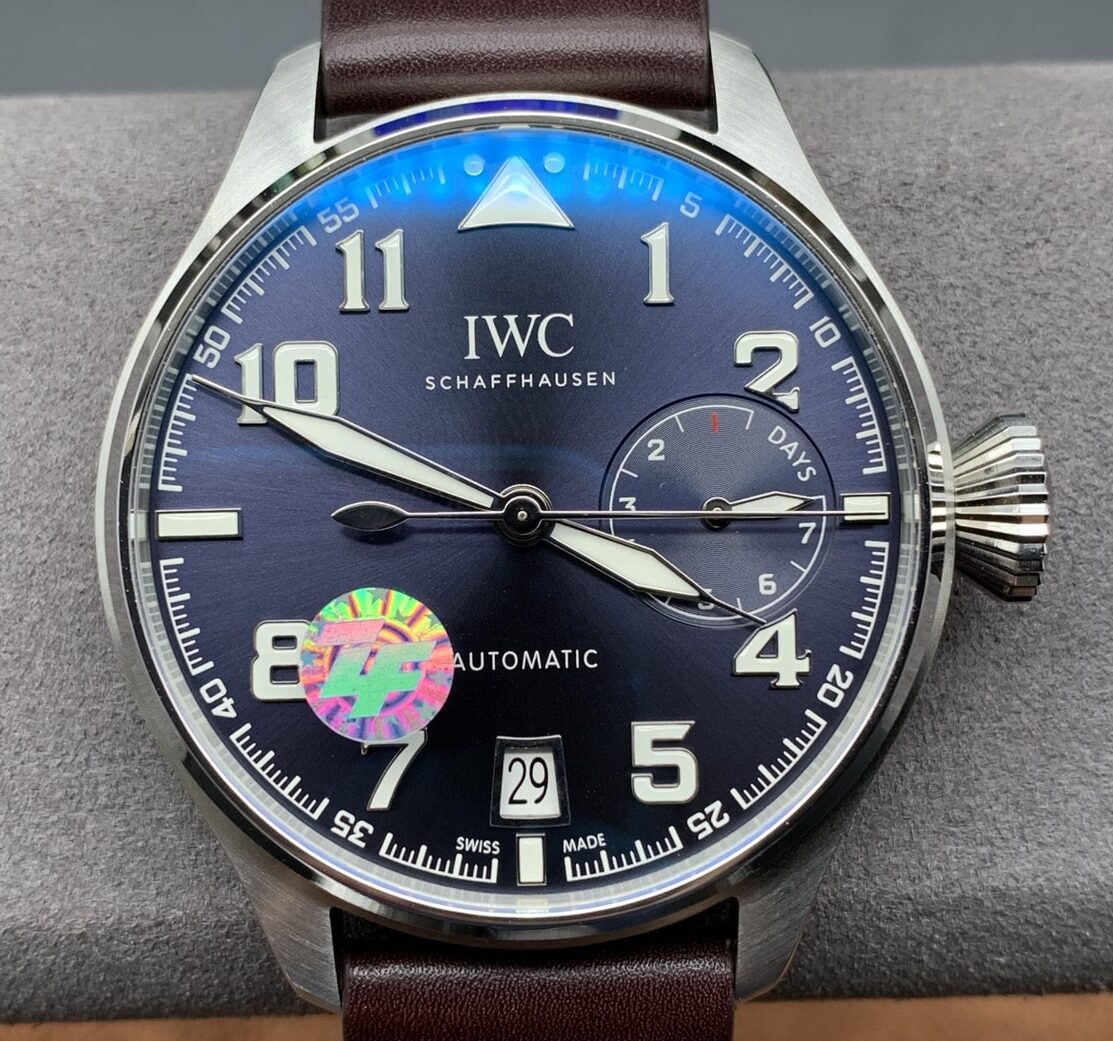 ZF Factory Replica IWC Pilot IW501002 Blue Dial Size 46mm