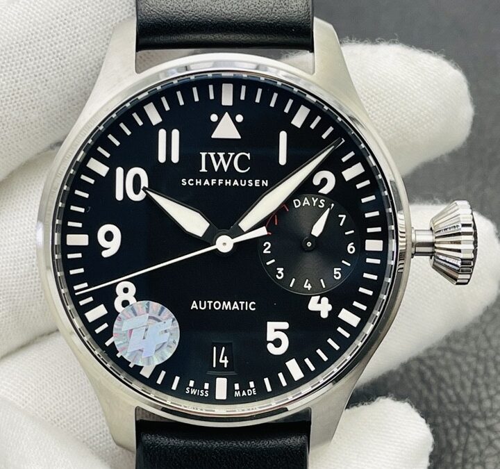 ZF Factory Replica IWC Pilot IW501001 Black Dial Size 46mm