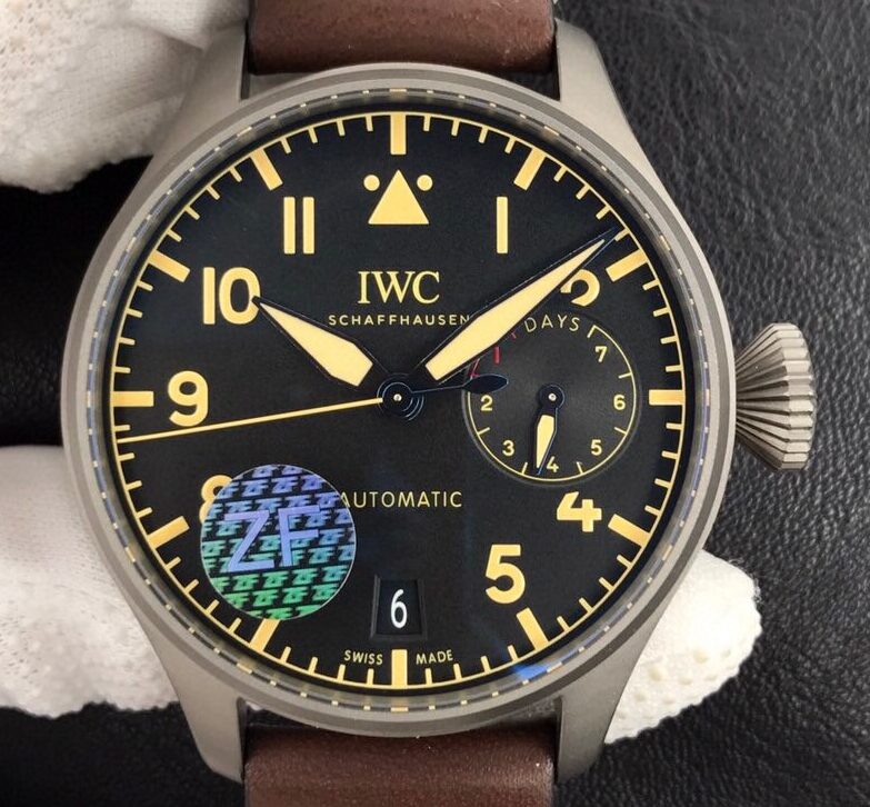 ZF Factory Replica IWC Pilot IW501004 Titanium Case Size 46mm