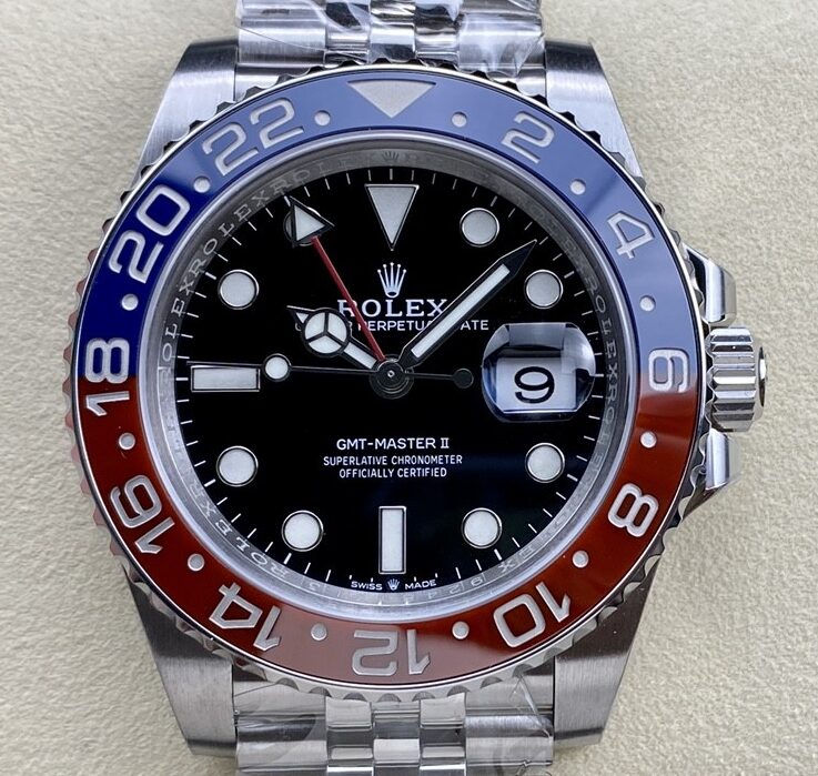 C+ Factory Replica Rolex GMT Master II M126710BLRO-0001 3285 Series