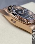 C+ Factory Fake Rolex GMT Master II M126715CHNR-0001 3285 Rose Gold Watch