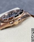 C+ Factory Fake Rolex GMT Master II M126715CHNR-0001 3285 Rose Gold Watch