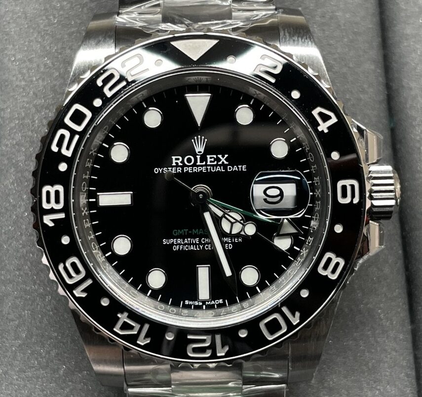 C+ Factory Fake Rolex GMT Master II 116713LN-0001 3285 Black Dial