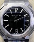 BV Factory Replica Bvlgari Octo Finissimo 102031 Black Dial