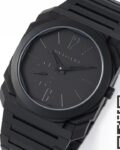 BV Factory Fake Bvlgari Octo Finissimo 103077 Black Dial