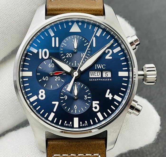 ZF Factory Replica IWC Pilot IW377714 Blue Dial