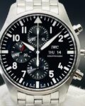 ZF Factory Fake IWC Pilot IW377710 Black Dial Watch