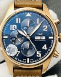 ZF Factory Fake IWC Pilot IW377721 Red Gold