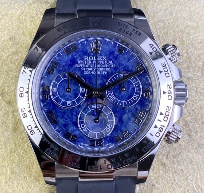 Clean Factory Rolex Cosmograph Daytona 116589 Rolex Blue Garnet Disc