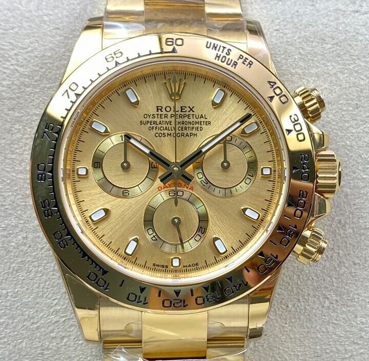 BT Factory Rolex Cosmograph Daytona M116508-0003 Gold Watches