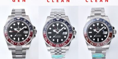 Clean Factory Rolex GMT Master II Coke Bezel Upgrade and Detail Comparison