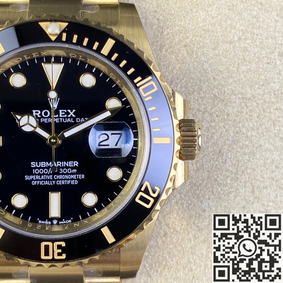 Clean Factory Gold Watches Rolex Submariner M126618LN-0002