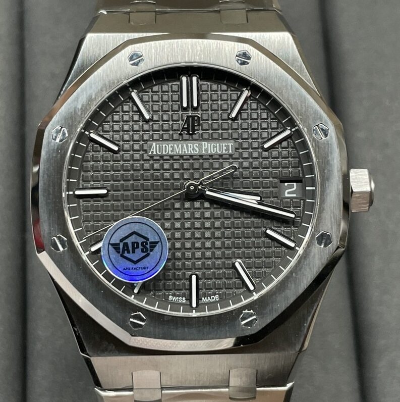 APS Factory Replica AP Royal Oak 15500 dark gray dial