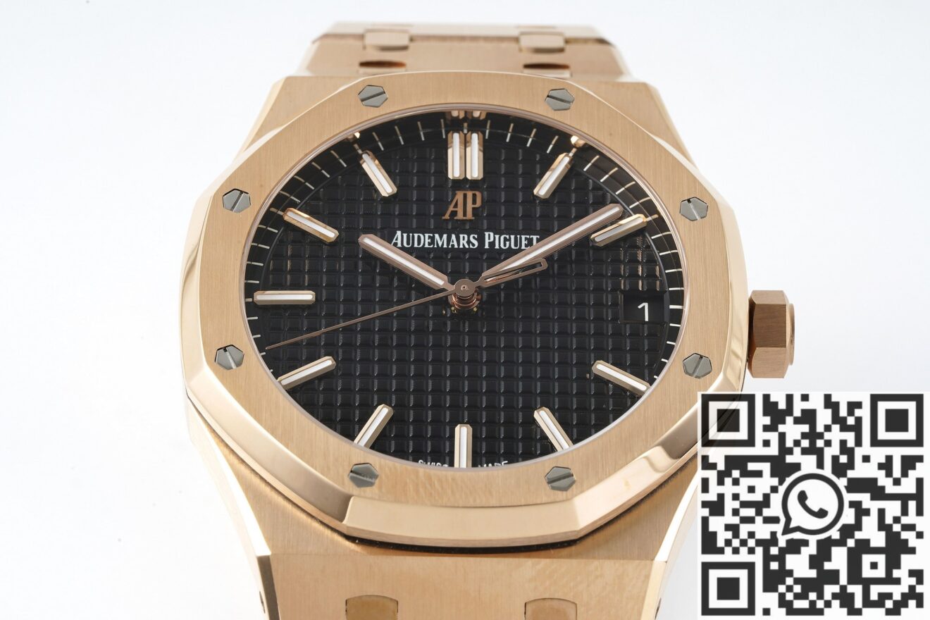 APS Factory Fake AP Royal Oak 15500OR.OO.1220OR.01 Rose Gold Watch