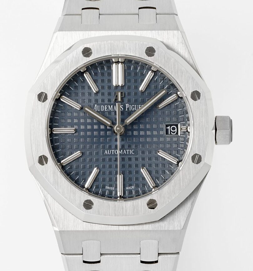 APS Factory Audemars Piguet Royal Oak 15450ST.OO.1256ST.03 Blue Dial Size 37mm