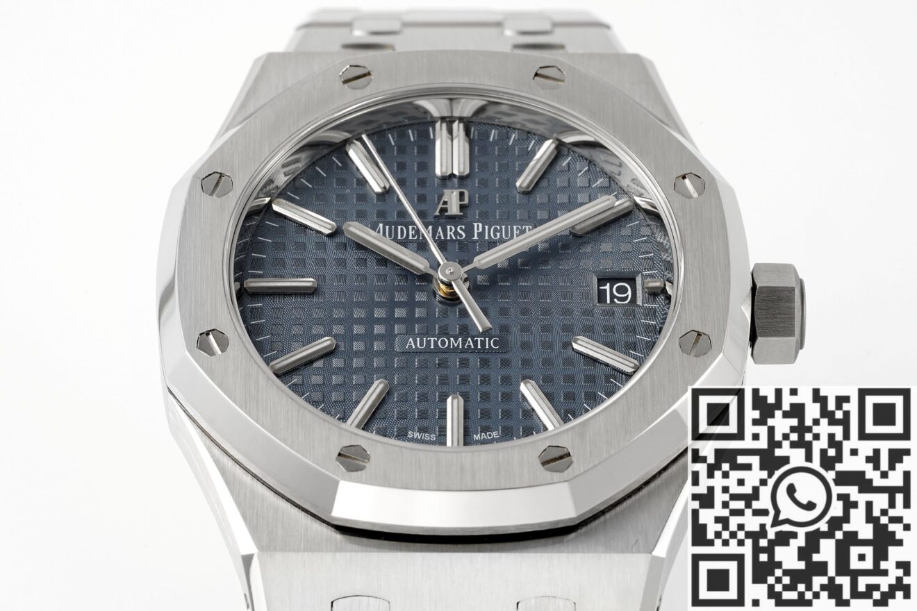 APS Factory Audemars Piguet Royal Oak 15450ST.OO.1256ST.03 Blue Dial Size 37mm