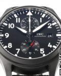 APS Factory Replica IWC Pilot IW389001 Black Dial Watches