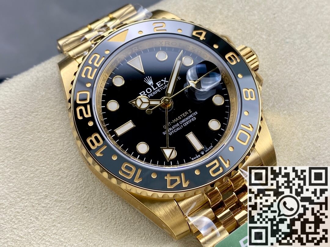 ARF Factory Rolex GMT Master II M126718GRNR-0001 Gold Watch