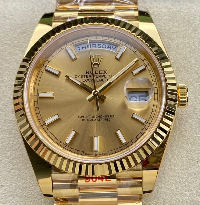 ARF Factory Replica Rolex Day Date M228238-0003 Gold