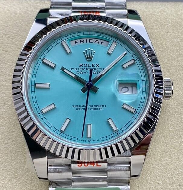 ARF Factory Rolex Day Date M228236-0018 Lce Blue Replica