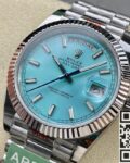 ARF Factory Rolex Day Date M228236-0018 Lce Blue Replica