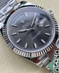 ARF Factory Fake Rolex Day Date M228239-0060 Grey Dial