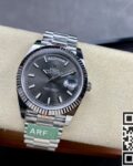 ARF Factory Fake Rolex Day Date M228239-0060 Grey Dial