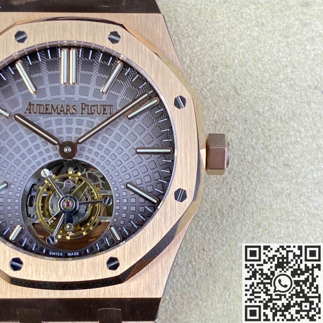 Audemars Piguet Replica - Royal Oak Rose Gold Dial Tourbillon