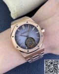 Audemars Piguet Replica - Royal Oak Rose Gold Dial Tourbillon